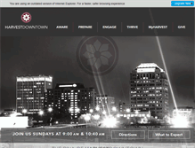 Tablet Screenshot of harvestdowntown.org